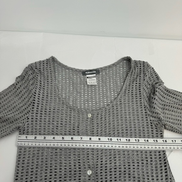 ALEMBIKA Lagenlook Maxi Dress Size 1 Gray - Picture 11 of 16